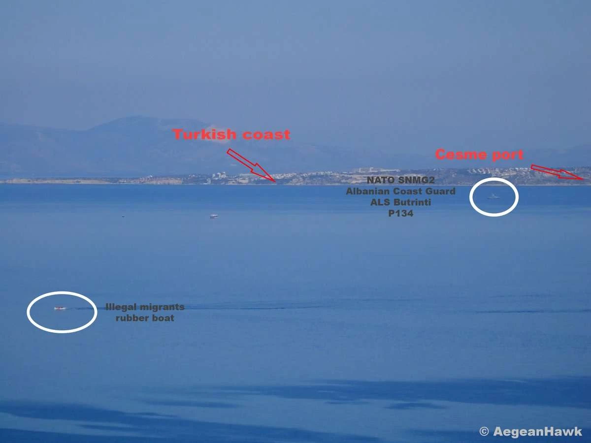 Φωτογραφία-ντοκουμέντο: Η υποκρισία Τούρκων, ΝΑΤΟ και Αλβανών με το προσφυγικό στο Αιγαίο – Ιδού οι σύμμαχοί μας